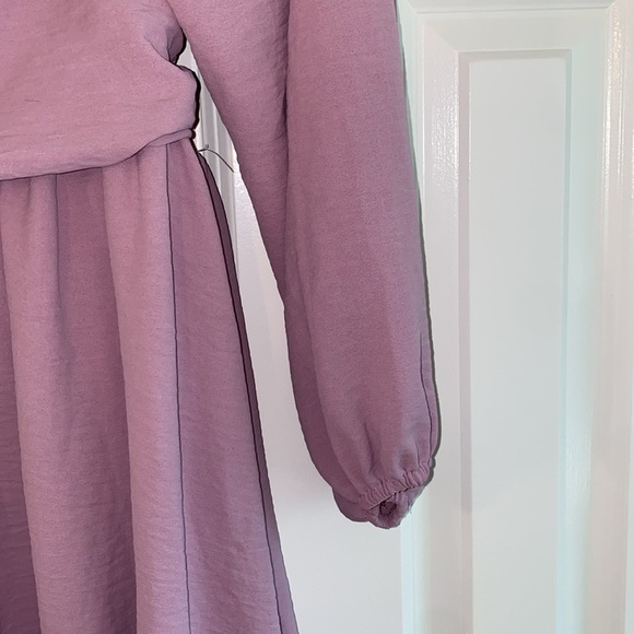 Women’s Tie in Back Lilac Dress size M - Picture 4 of 7